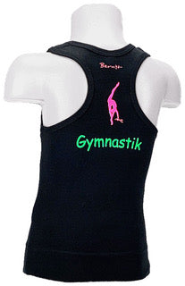 Top Motiv mit Keulen am Rücken