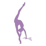 Bügel Motiv Gymnastin Kopfstand Keule