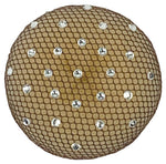 Haarnetz mit Strasssteinen in Crystal