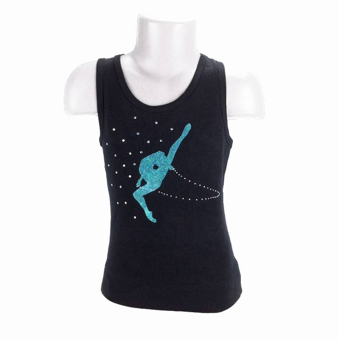 Gymnastik Tank Top Motiv mit Seil