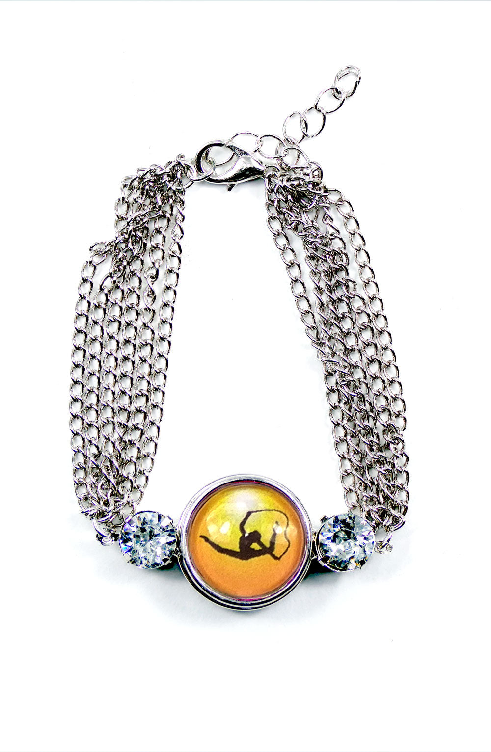 Ketten Armband mit Strass (Set 1)