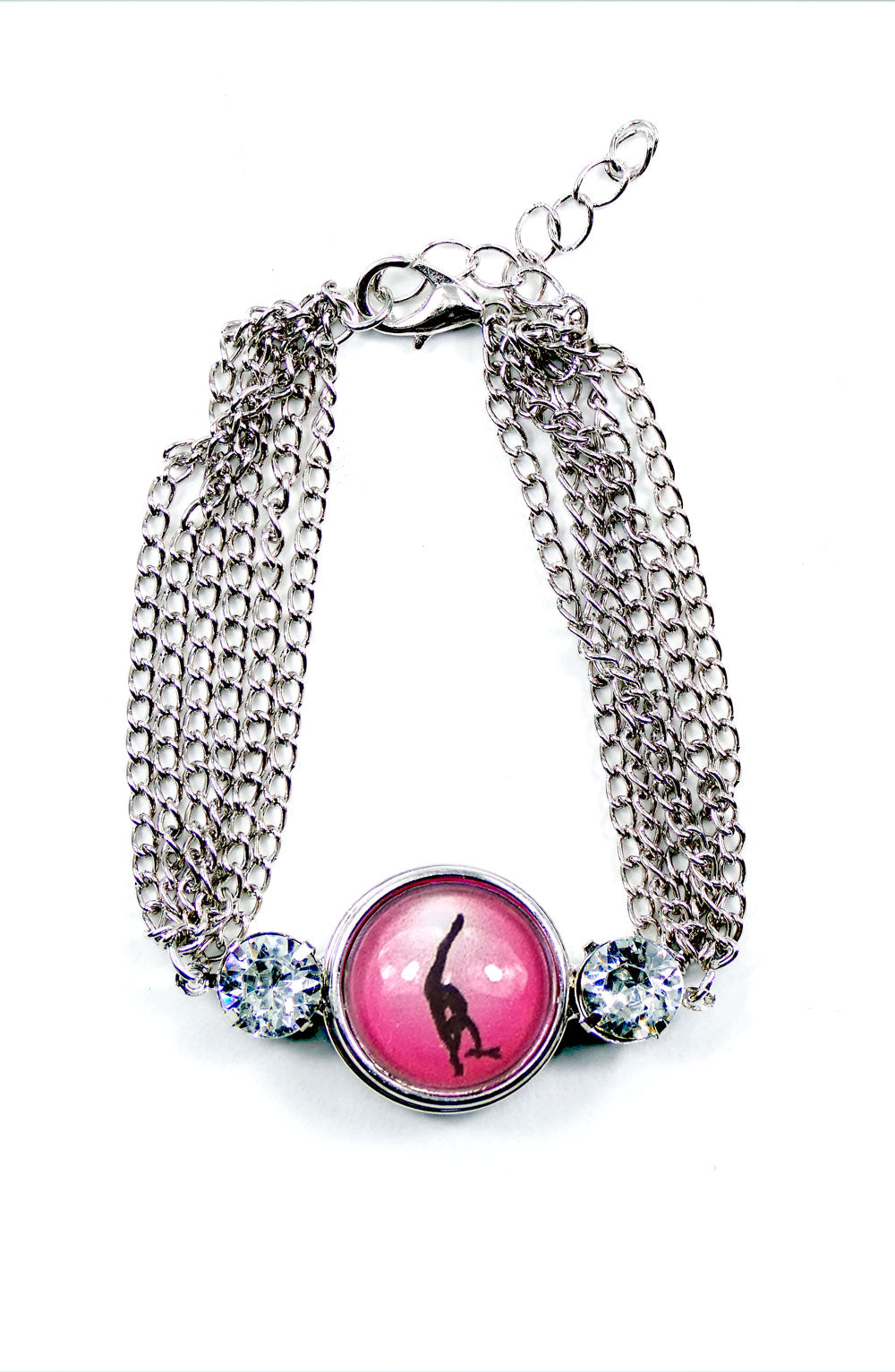 Ketten Armband mit Strass (Set 1)