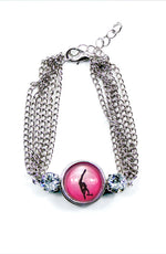 Ketten Armband mit Strass (Set 1)