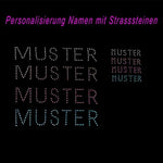 Personalisierung mit Namen / Strass