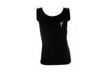Top mit hellblauem Motiv