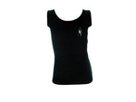 Top mit hellblauem Motiv
