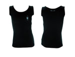 Top mit hellblauem Motiv