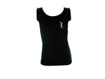 Top mit hellblauem Motiv