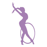 Bügel Motiv Gymnastin mit Reifen unten