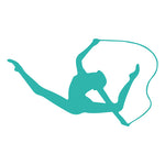 Bügel Motiv Gymnastin Seilsprung
