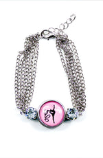 Ketten Armband mit Strass