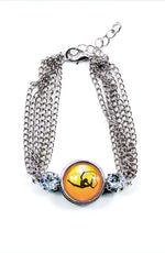 Ketten Armband mit Strass (Set 1)