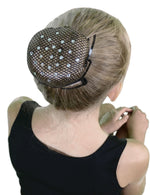 Haarnetz mit Strasssteinen in Crystal