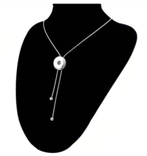 Verstellbare Halskette für Druckknopf / Click Button